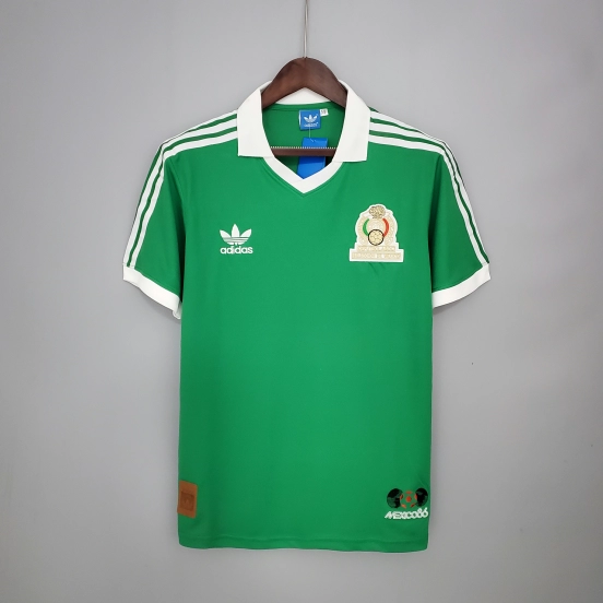 Retro Mexico 1986 home Soccer Jersey