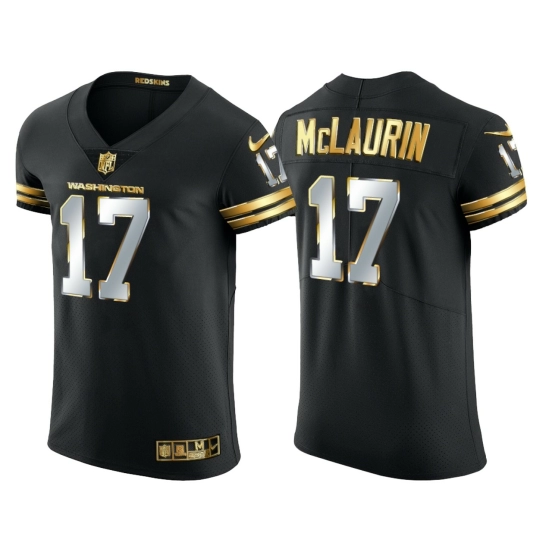 Men's Terry McLaurin Golden Edition Vapor Player Elite Team Jersey - Black