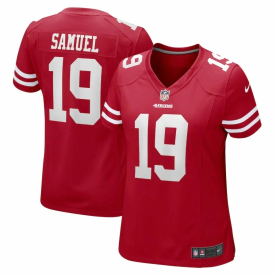Women's Deebo Samuel Scarlet Player Limited Team Jersey