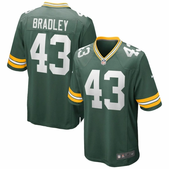 Men's Hunter Bradley Green Player Limited Team Jersey