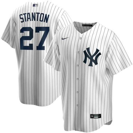 Youth Giancarlo Stanton White Home 2020 Player Team Jersey