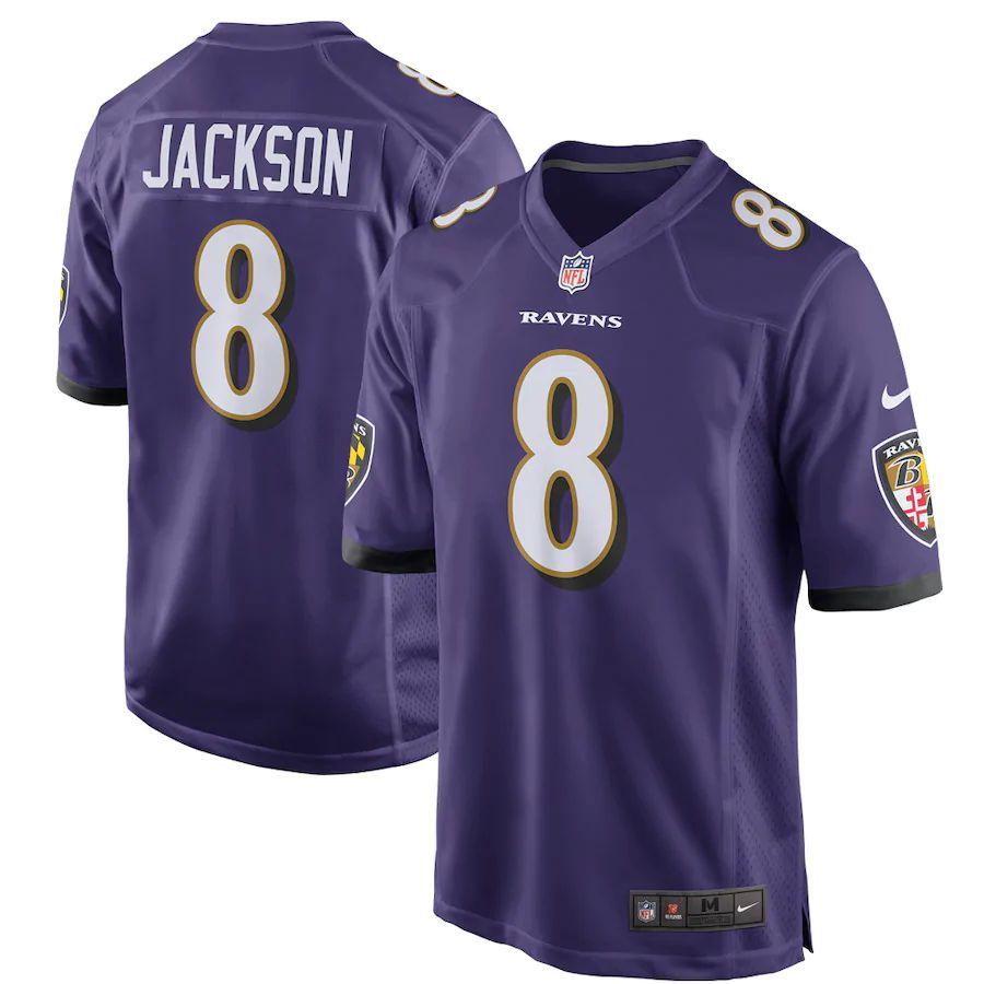 Men's Lamar Jackson Purple Player Limited Team Jersey