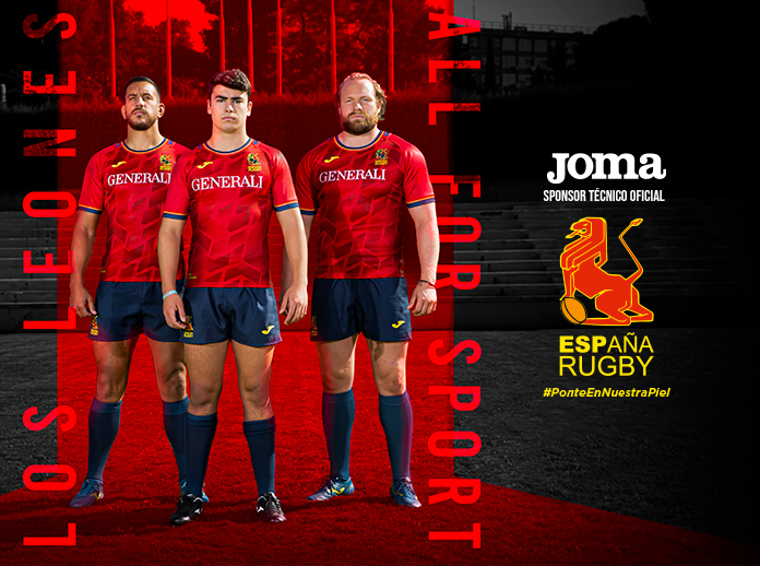 Spain 2021 Men's Home Rugby Jersey