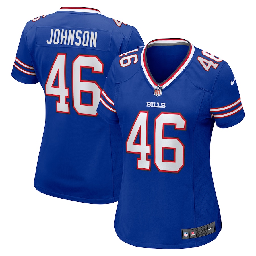 Women's Jaquan Johnson Royal Player Limited Team Jersey