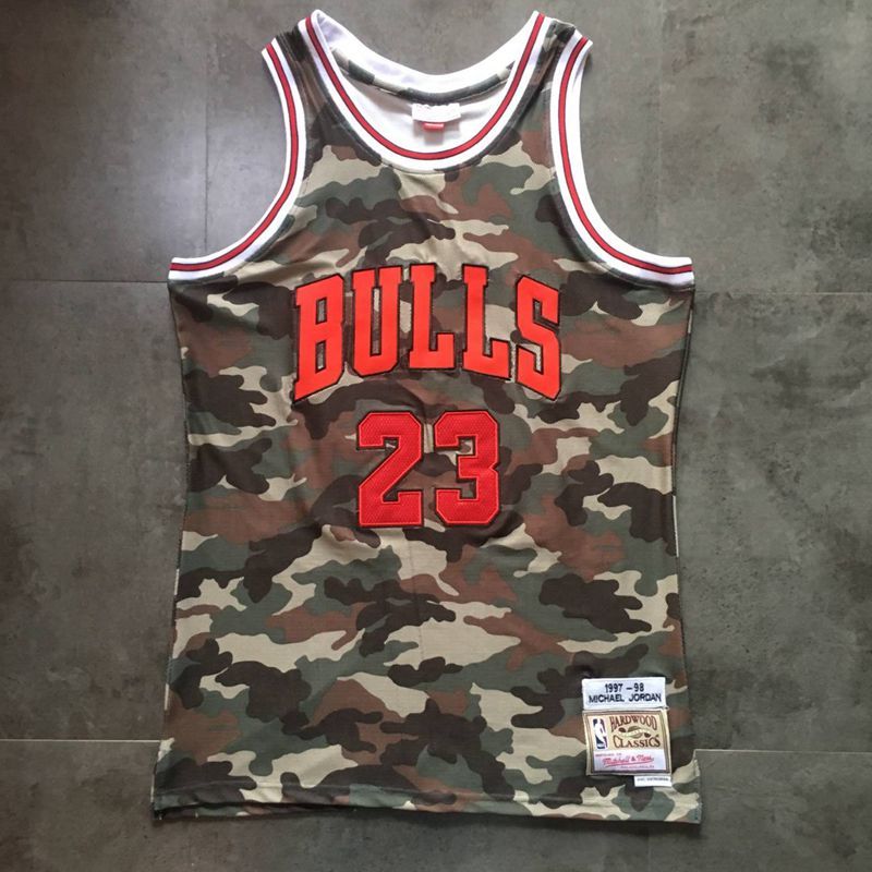 Men's Michael Jordan Camouflage Retro Classic Team Jersey