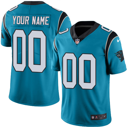 Men's Blue Alternate Custom Limited Team Jersey