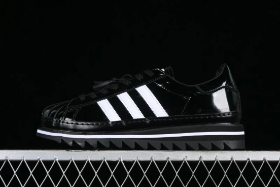Adidas Clot x Superstar IH5953 Preppy Style Leather Sneakers with Shell Toe - IH5953