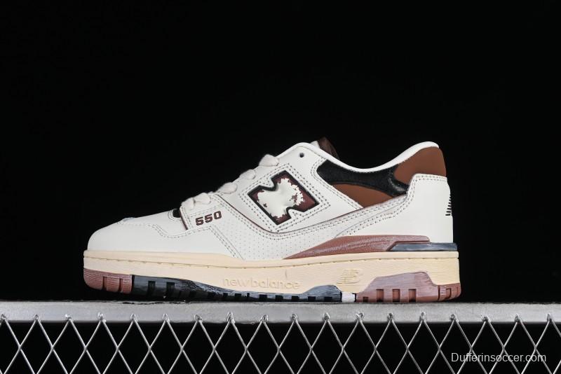 New Balance BB550 Series Leather Unisex Casual Running Shoes - BB550VGC