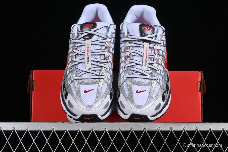 Nike P-6000 Retro Casual Sneakers Dad Shoes with Layered Design - BV1021-101