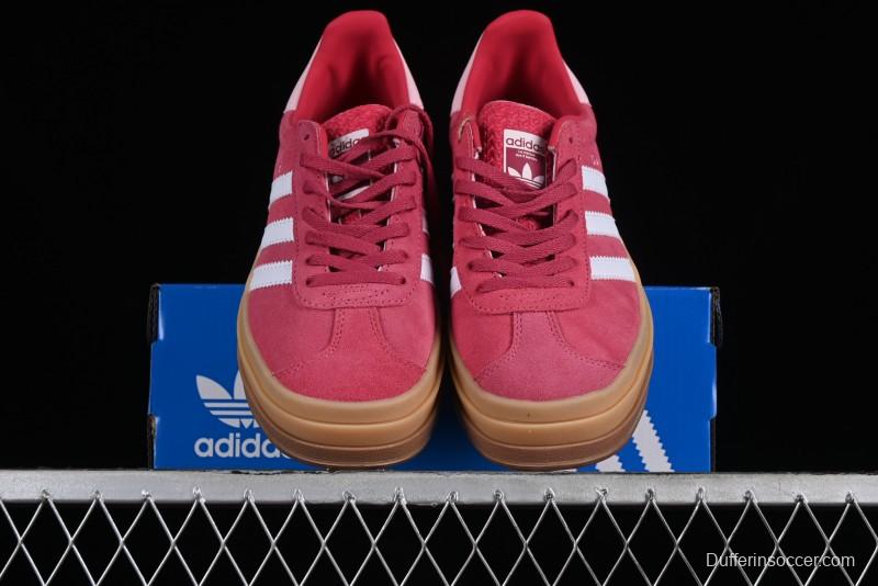 Adidas Originals Gazelle Bold Low-Top Sneakers with Thick Sole for Anti-Slip and Durability - ID6997