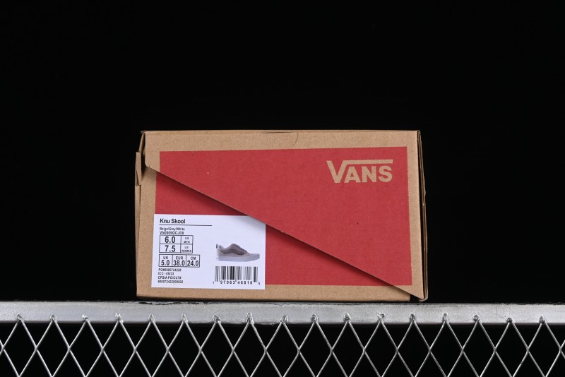 Vans Classics Knu Skool Cream Coffee Chunky Tongue Platform Sneakers - VN0009QCJD8