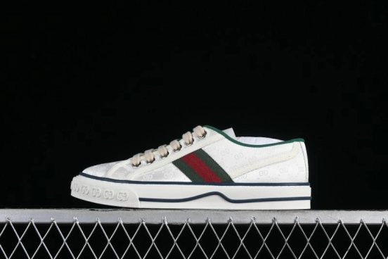 Gucci Tennis 1977 Print Sneaker Retro Casual Sports Canvas Shoes - 02JPO9064