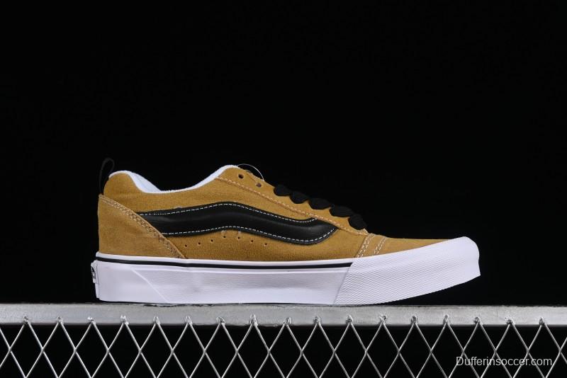 Vans Classics Knu Skool Retro Skate Shoes with Thick Tongue and Oversized Toe - VN0009QC5QJ1
