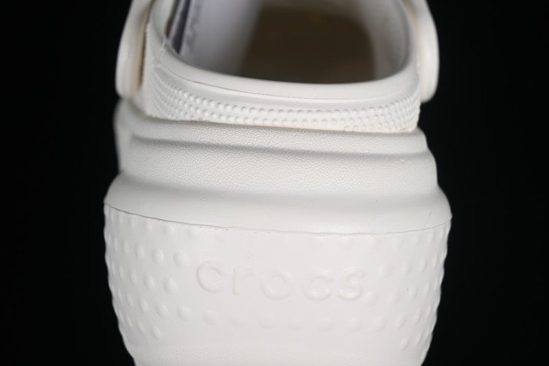 Crocs Classic Clog Retro Beach Sandals with Adjustable Heel Strap and Thick Sole - B.D4