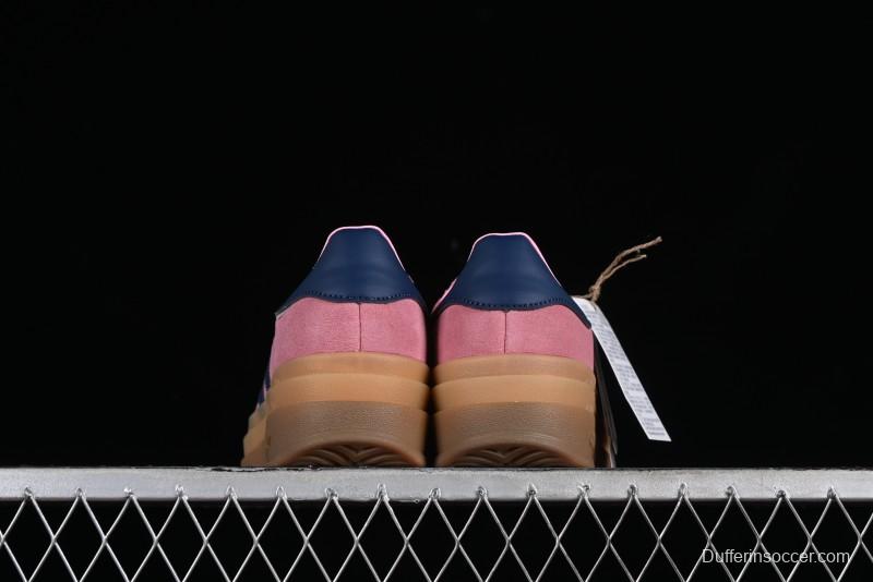 Adidas Originals Gazelle Bold H06122 Low-Top Sneakers with Thick Sole for Casual Wear, Slip-Resistant and Durable