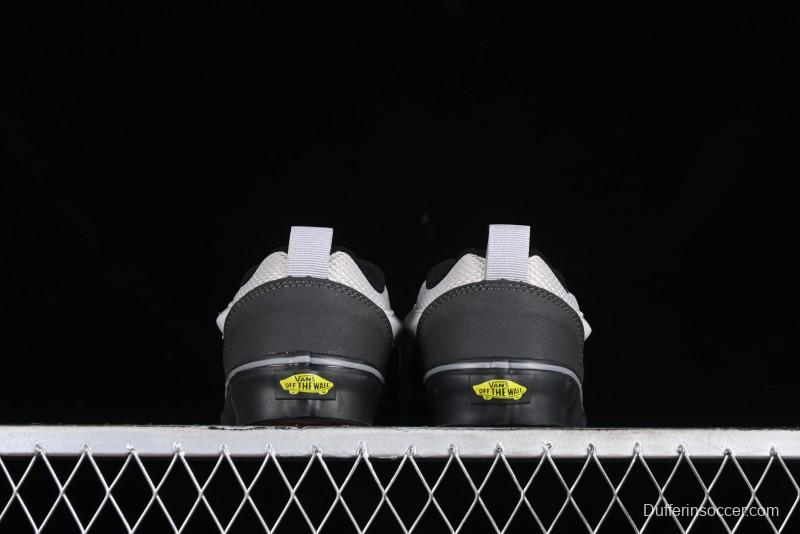 Vans OG Classic Slip-On Acid Wash Retro Grey Black Skate Shoes - VN0009QCGRY