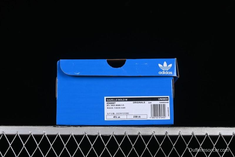 Adidas Originals Gazelle Bold Low-Top Sneakers with Chunky Sole for Casual Wear - ID6997