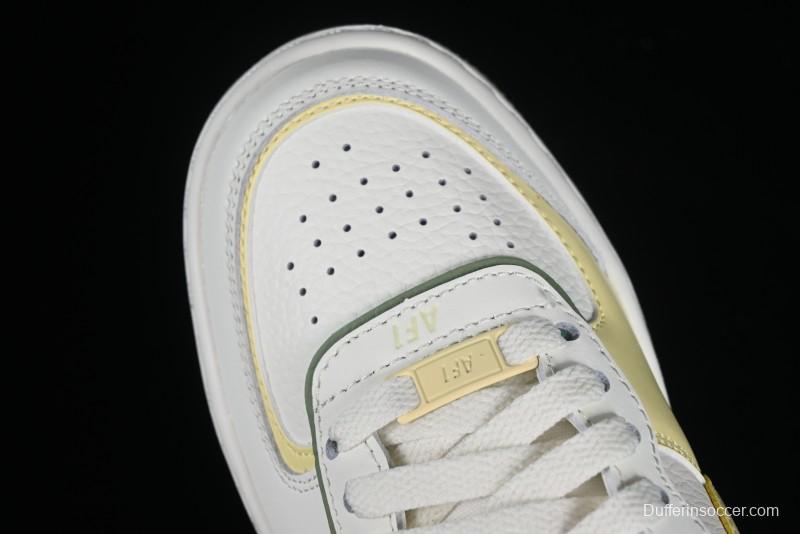 Nike Air Force 1 Shadow Low-Top Sneakers with Lightweight EVA Midsole and Anti-Slip RB Rubber Outsole - FN6335-101