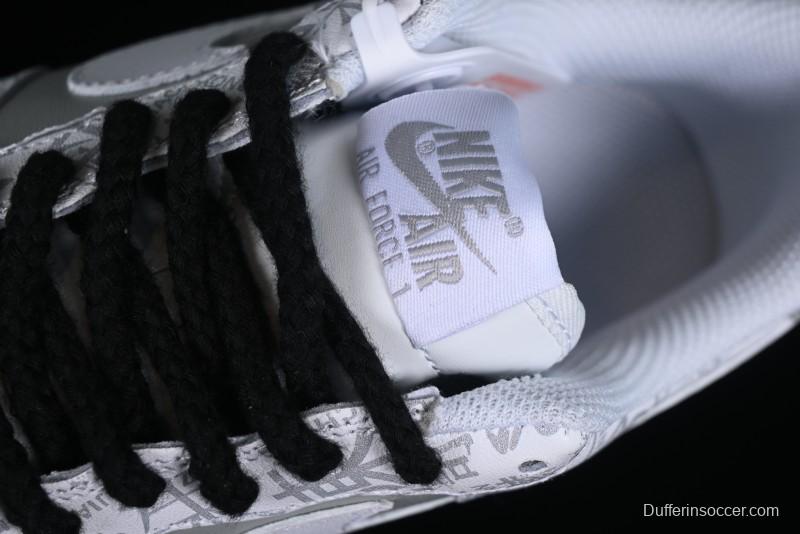 Nike Air Force 1 '07 Low Custom ID Graffiti Chinese Style Hundred Surnames Casual Sneakers - SD3356-008