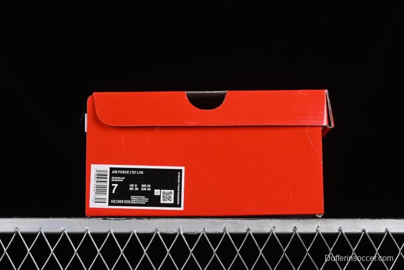 Supreme x Nike Air Force 1 '07 Low Casual Skate Shoes with Zoom Air Cushion - HD1968-009