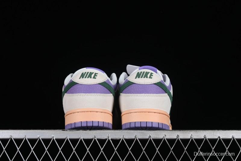 Nike SB Dunk Low Casual Skateboarding Shoes in Purple with Black Swoosh - HF5030-030