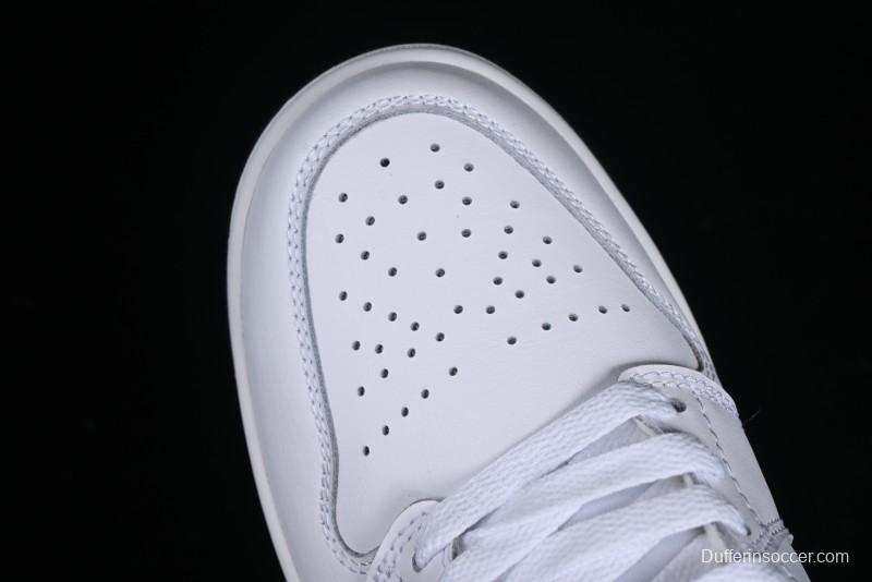 Nike Air Jordan 1 Mid AJ1 White Black Mid-Top Casual Sneakers - DQ8426-132