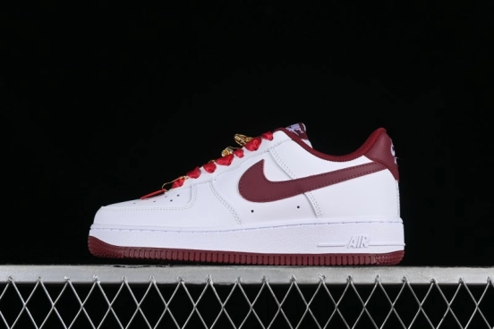 Nike Air Force 1 '07 Low Casual Sneakers with Full-Length Air Cushion - FV5948-105