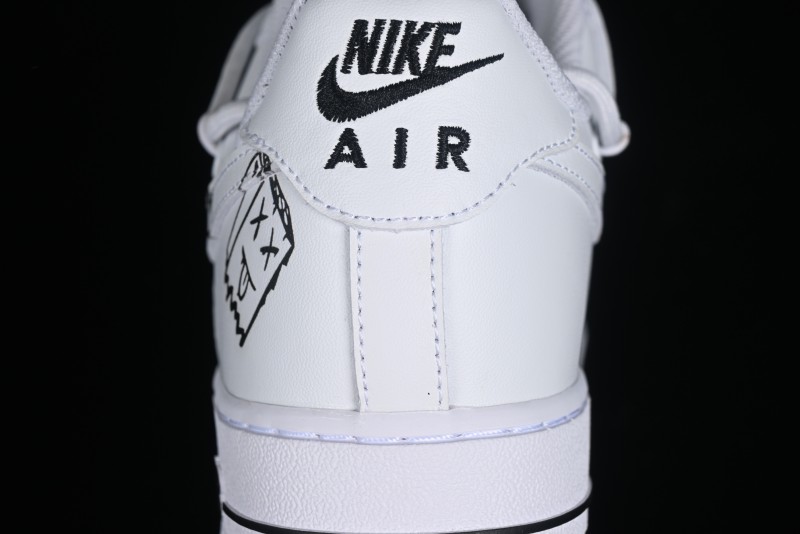 Nike Air Force 1 '07 Low Graffiti Casual Sneakers - CV9879-541