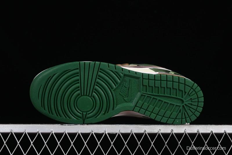 Nike Dunk Low Panda Prank Street Racing Lightyear Distressed SB Strap Low-Top Casual Sneakers - DD1391-300