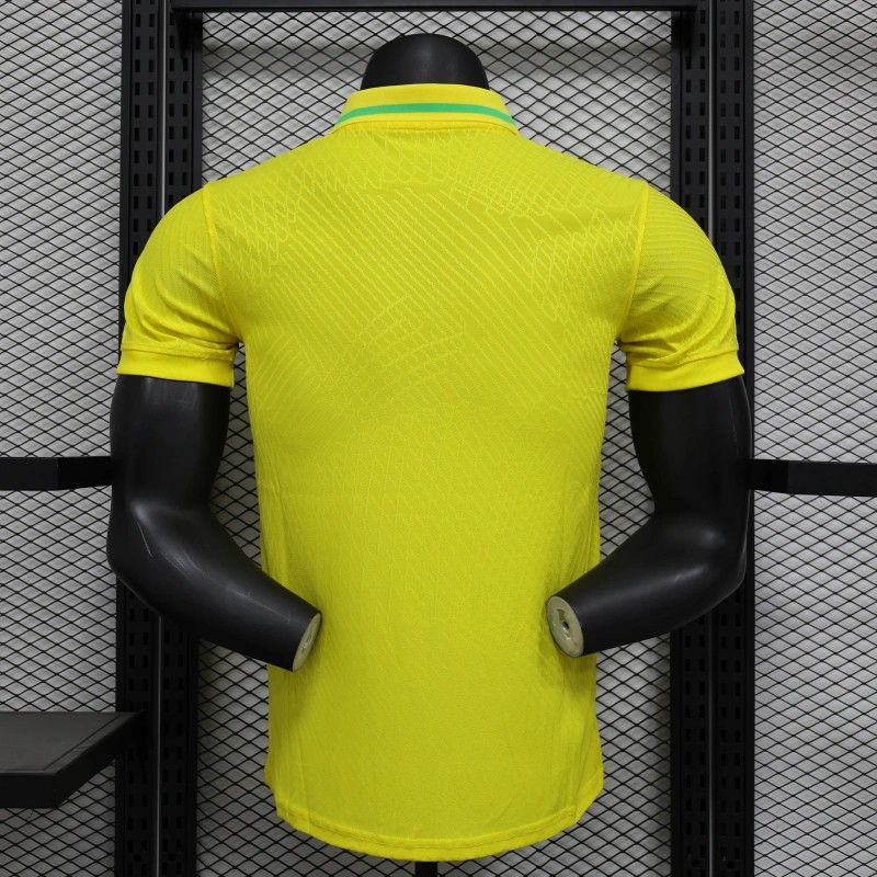 25/26 Player Version Brazil POLO Yellow Jersey