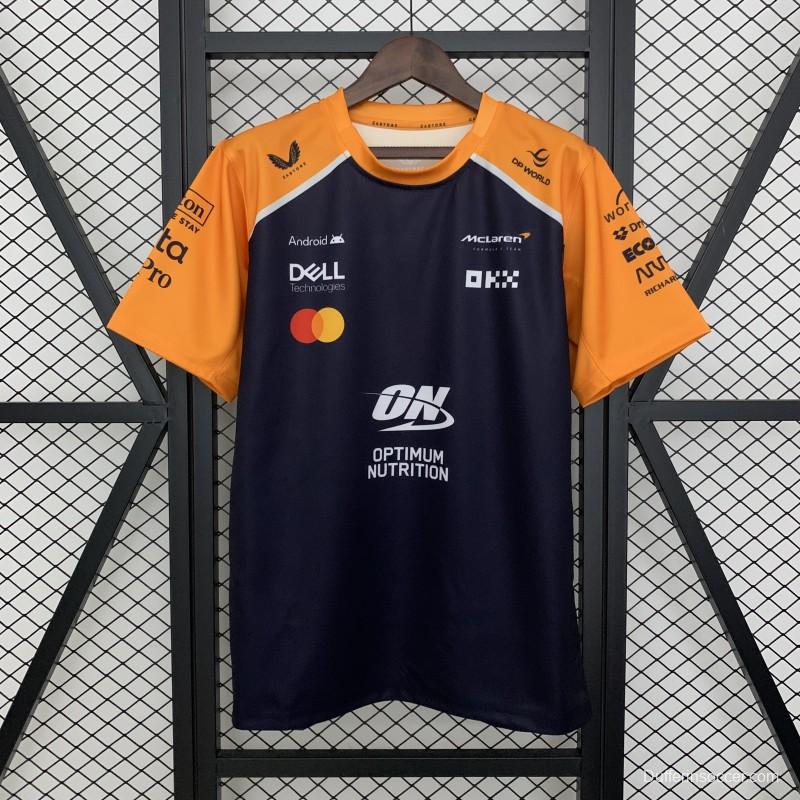 2025 F1 Formula Orange/Navy Mclaren Jersey