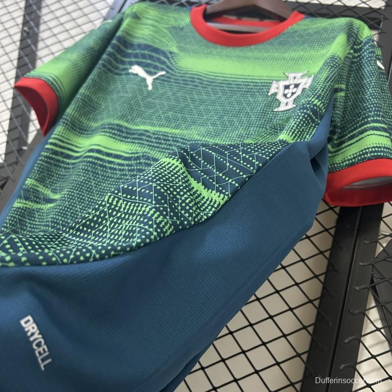 2025 Portugal E-sports Home Green Jersey