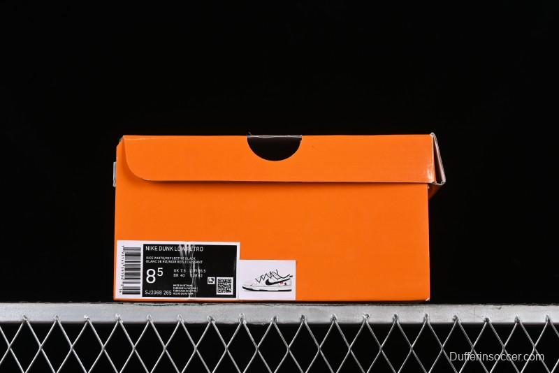 Nike SB Dunk Low Carhartt Collaboration - Strap Black Hook Anniversary High-End Custom Low-Top Casual Skate Shoes - SJ2068-265