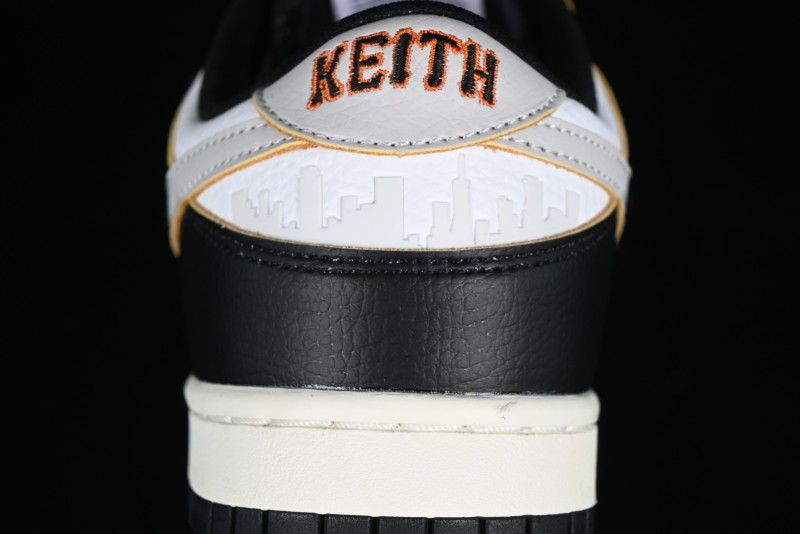 Nike HUF x SB Dunk Low "San Francisco" Black White Panda Skateboarding Shoes - FD8775-001