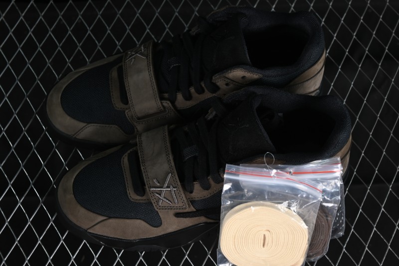 Nike Travis Scott x Jordan Cut The Check AJ1 Basketball Shoes with Velcro Design - FZ8117-200