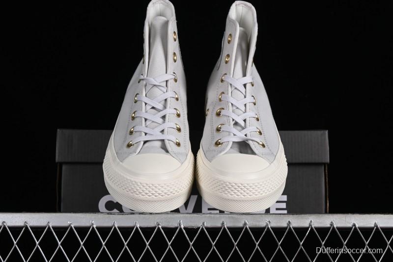 Converse All Star Lift High Top Platform Casual Canvas Shoes - A08237C