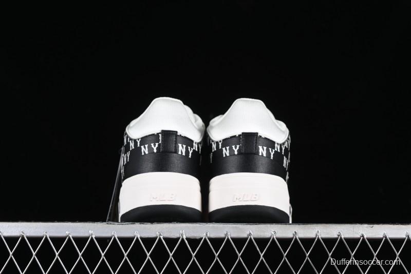 MLB Chunky Liner New York Yankees Hook & Loop Lightweight Platform Sneakers with 6cm Height Increase - 3ASXLM13N50BKS