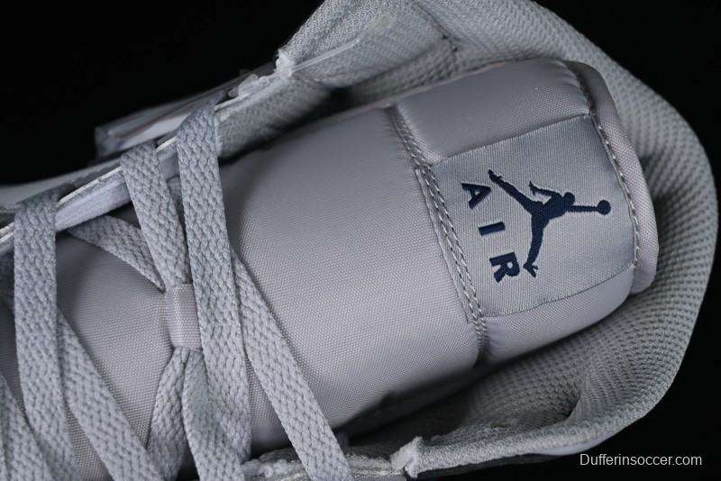 Nike Air Jordan 1 Mid AJ1 Basketball Shoes in Grey Blue - DQ8426-104