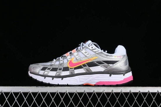 Nike P-6000 Retro Casual Sport Dad Shoes with Layered Design - BV1021-100