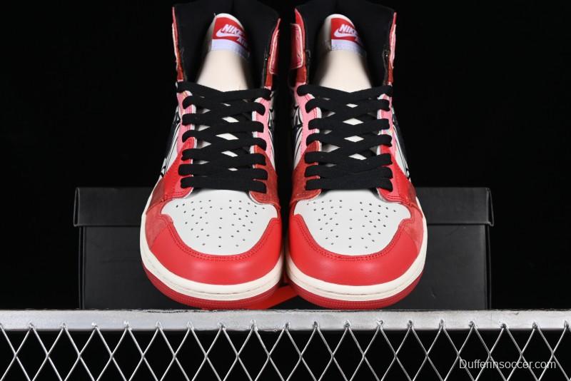 Nike Air Jordan 1 High OG "Next Chapter" Basketball Shoes with Original Leather and 3D Wings Logo - DV1748-601