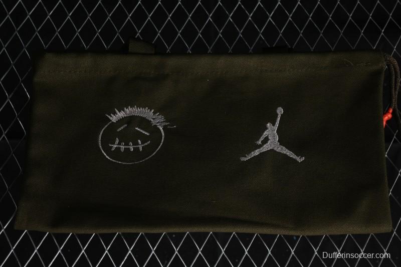 Nike Travis Scott x Jordan Cut The Check AJ1 Basketball Shoes with Velcro Strap - FZ8117-003