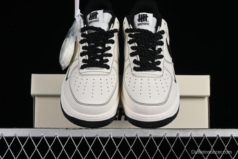 Nike Undefeated Air Force 1'07 Low Casual Sneakers with Custom Leather & Reflective Details - UT2023-201