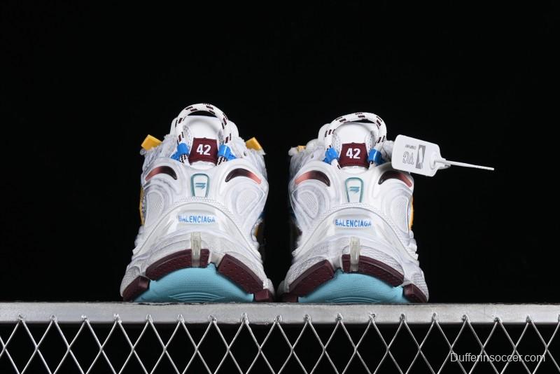 Balenciaga Runner Kith Four Color Retro Casual Sneakers - W3RBMU9754