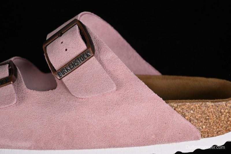 Birkenstock Arizona Soft Footbed Sandals with Suede Leather and Lambswool Lining - G.D4