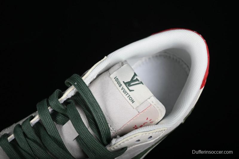 Nike Travis Scott x Fragment Design x Air Jordan 1 Low OG SP AJ1 LV Collaboration Sneakers - XY2688-102