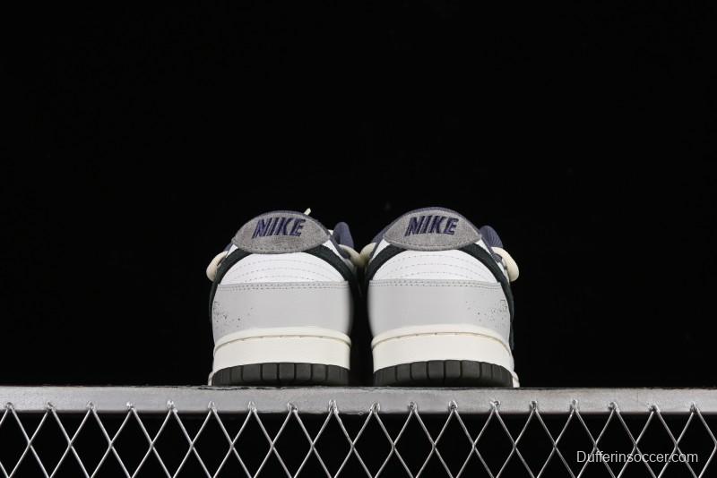 Nike Dunk Low SE Bubble Jellyfish Grey Island SB Strap Low-Top Casual Skate Shoes - FJ4188-100