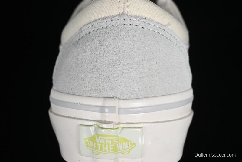 Vans Old Skool Reissue 136 Earth Macaron Patchwork Retro Casual Vulcanized Sneakers - VN000CRPGRN