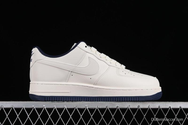 Nike Air Force 1 '07 Low LV Collaboration - Off White Double Swoosh Casual Sneakers - XZ6188-002