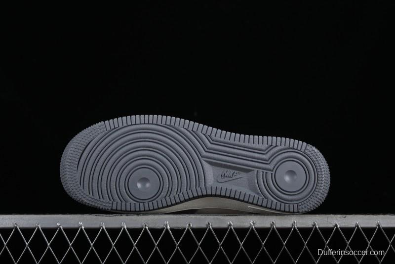 Nike Air Force 1 '07 Low LV Collaboration - Grey Double Swoosh Casual Sneakers - HD1968-030