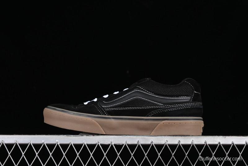 Vans Classics Knu Skool Retro Skate Shoes with Enhanced Cushioning and Breathable Mesh - VN0A5JM22WN